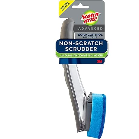Scotch-Brite Soap Control Dishwand With Scrub Brush