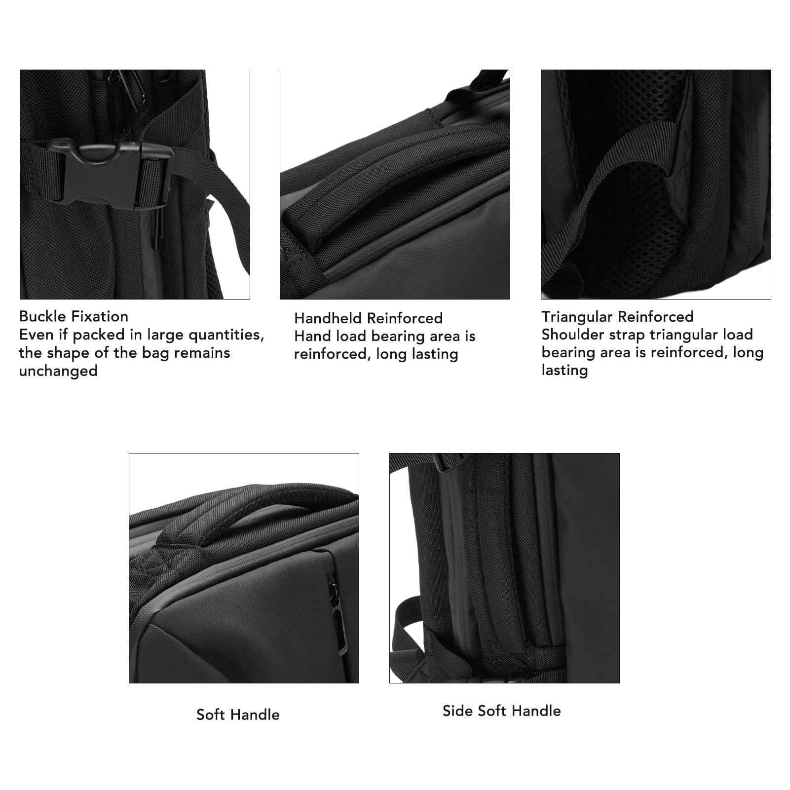 SEAFRONT Sac à Dos Sous Vide, Polyester Imperméable, Sac à Dos de Compression de Voyage Extensible, Port USB, capacité 22 L-55 L pour la Randonnée et le Camping