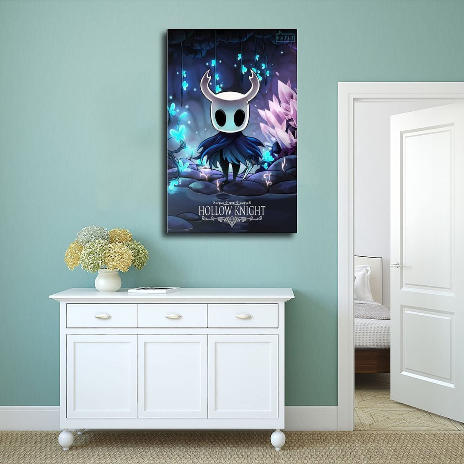 Poster Hollow Knight Sur Toile - 3 Motifs, 30 X 45 Cm - Décoration Murale Sans Cadre Pour Chambre, Salon