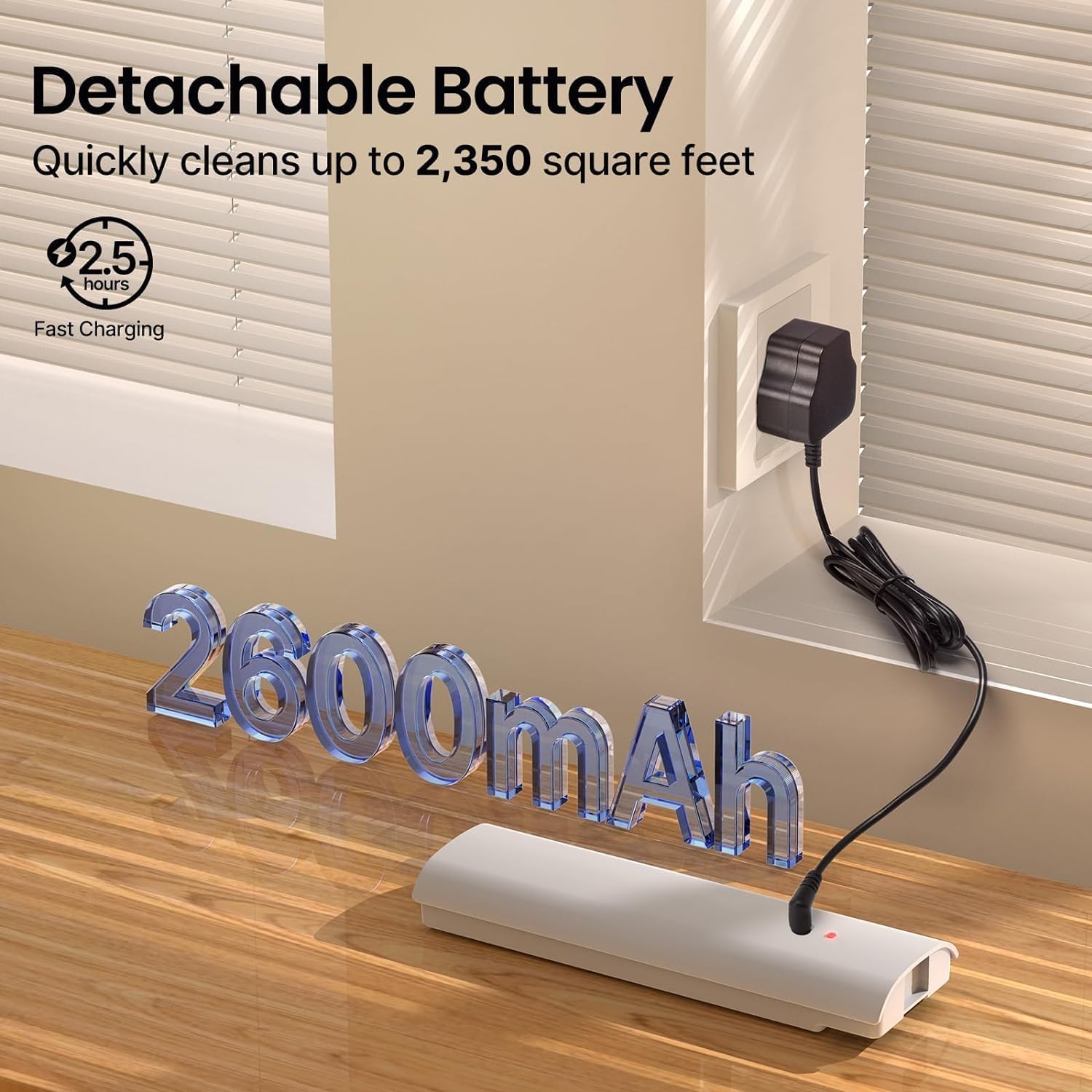 iDOO mop battery charging