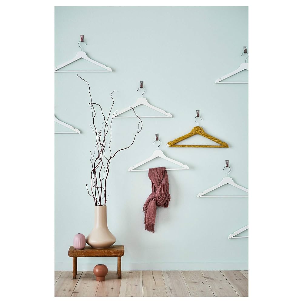 【71本】イケア IKEA ハンガー BUMERANG ブメラング 木製 BUMERANG ブメラング コートハンガー, ナチュラル - IKEA