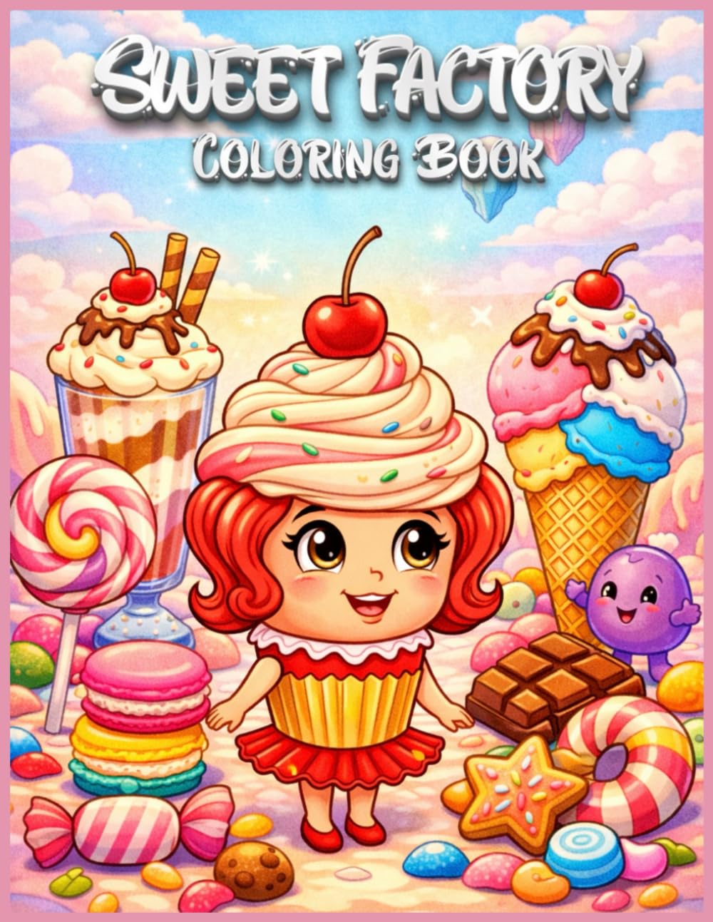 Sweet Factory: Hours of fun and creativity in the Candy Factory with sweet characters.