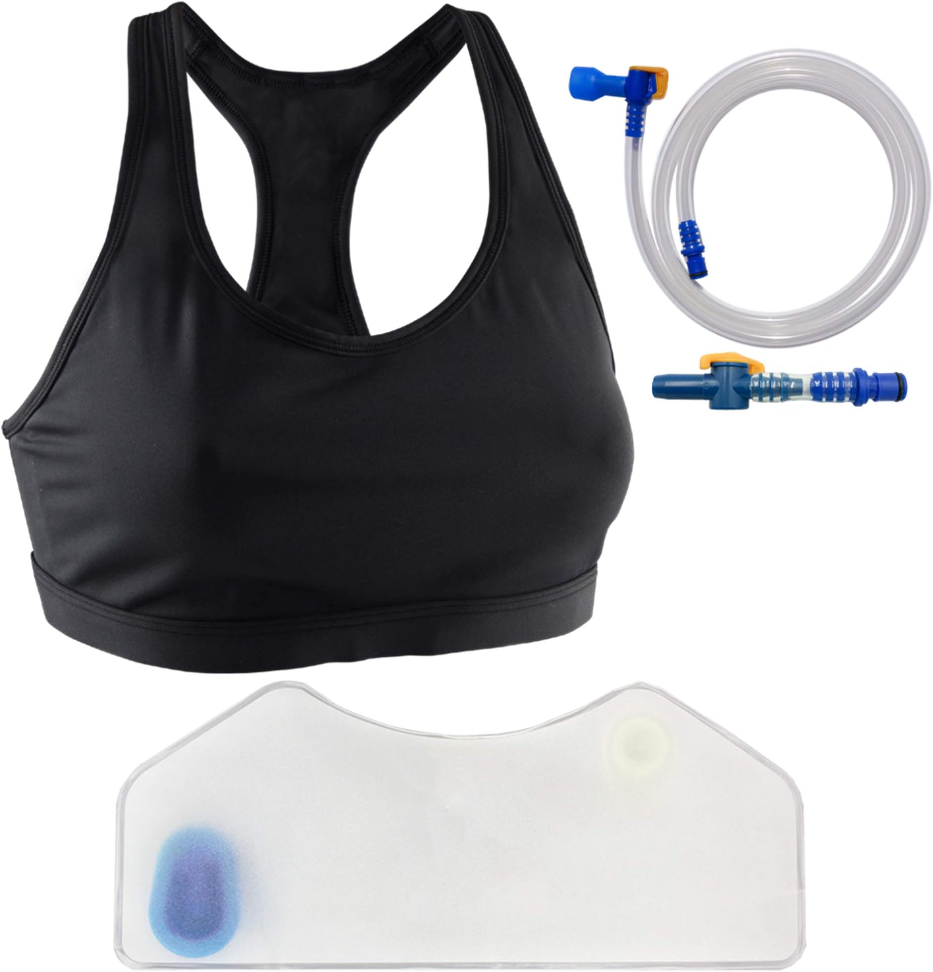 Sneaky Booze Sports Bra Hidden Flask Pouch For Women: Portable 25oz Undetectable Alcohol Bag. Concealable Plastic Wine Liquor Body Flasks. Disguised Leak Proof Travel Bags For Cruise Concert Festival