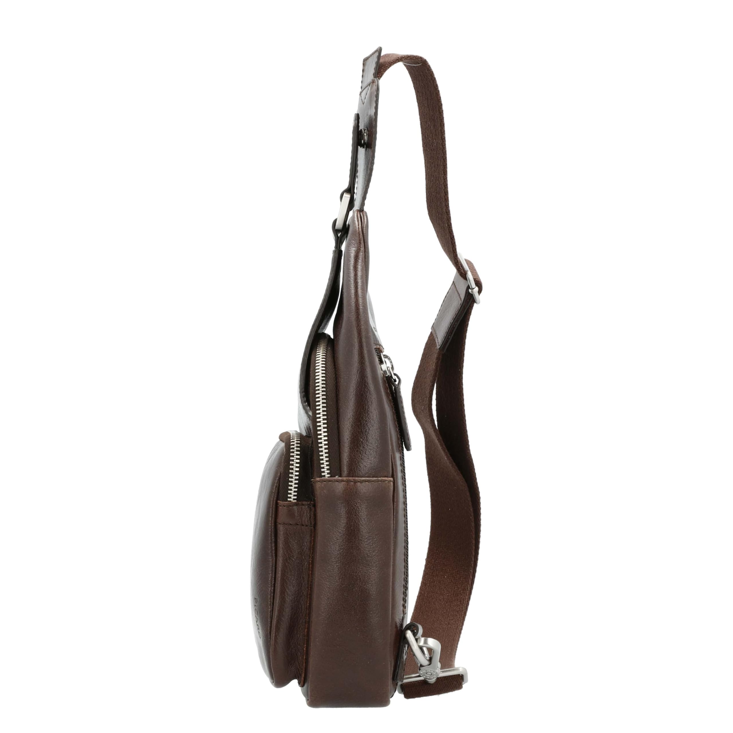 Picard Herren Cross-body Umhängetasche BUDDY aus Echtleder Klein | mit Reißverschluss | Cross-Body Umhängetasche | Alltag