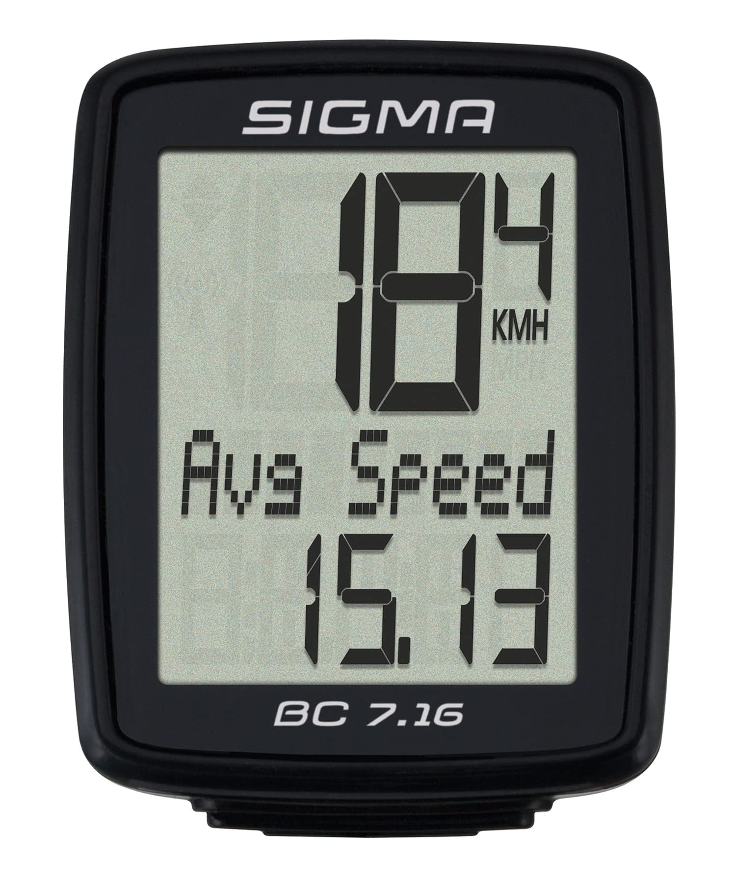 Sigma Sport Sigma BC 7.16 Fahrradcomputer, Schwarz, One size, wired