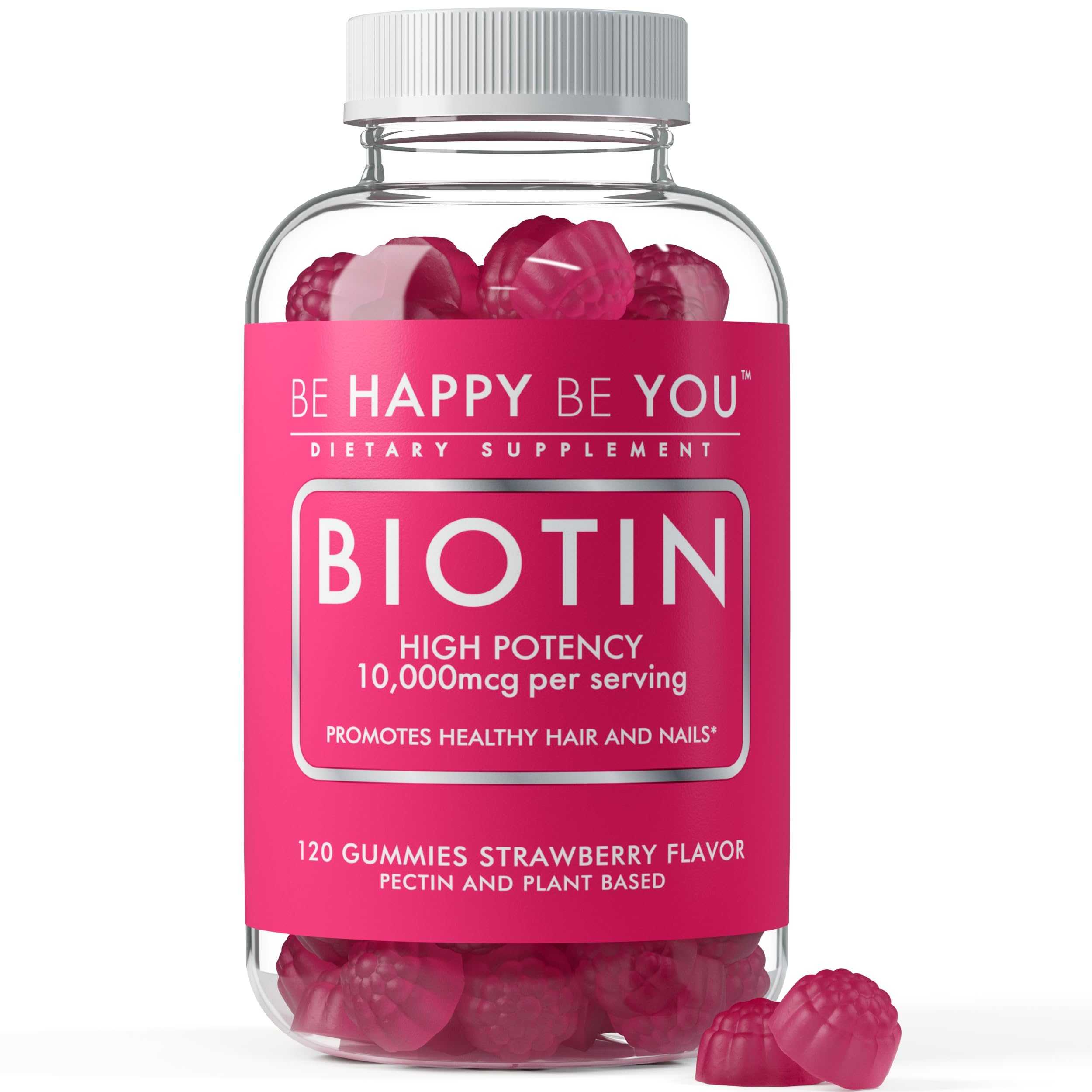Be Happy Be You Biotin Gummies 10,000mcg