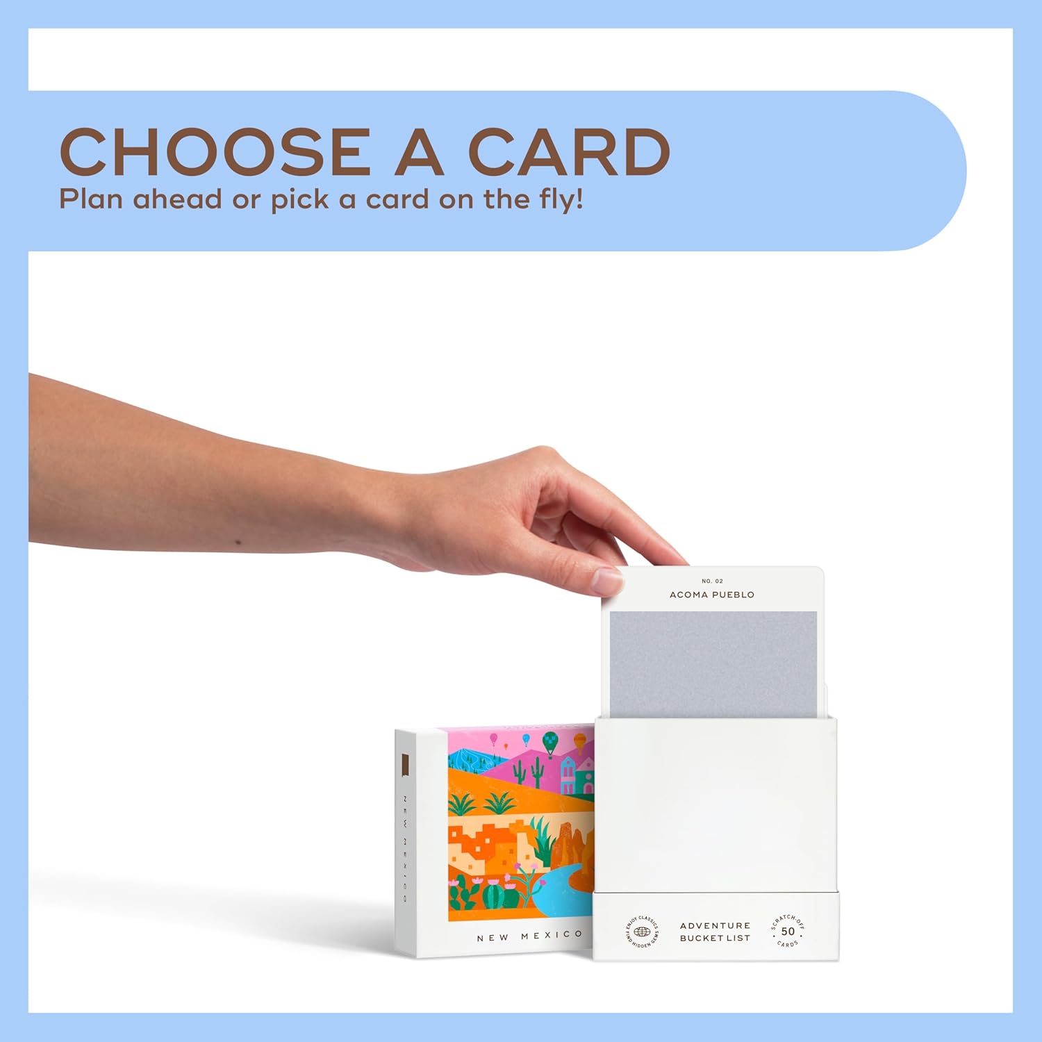 New Mexico Adventure Bucket List: 50 Scratch-Off Cards for Outdoor Activities, Tourist Attractions, and Road Trips - Perfect Travel Gift and Guide for Exploring New Mexico