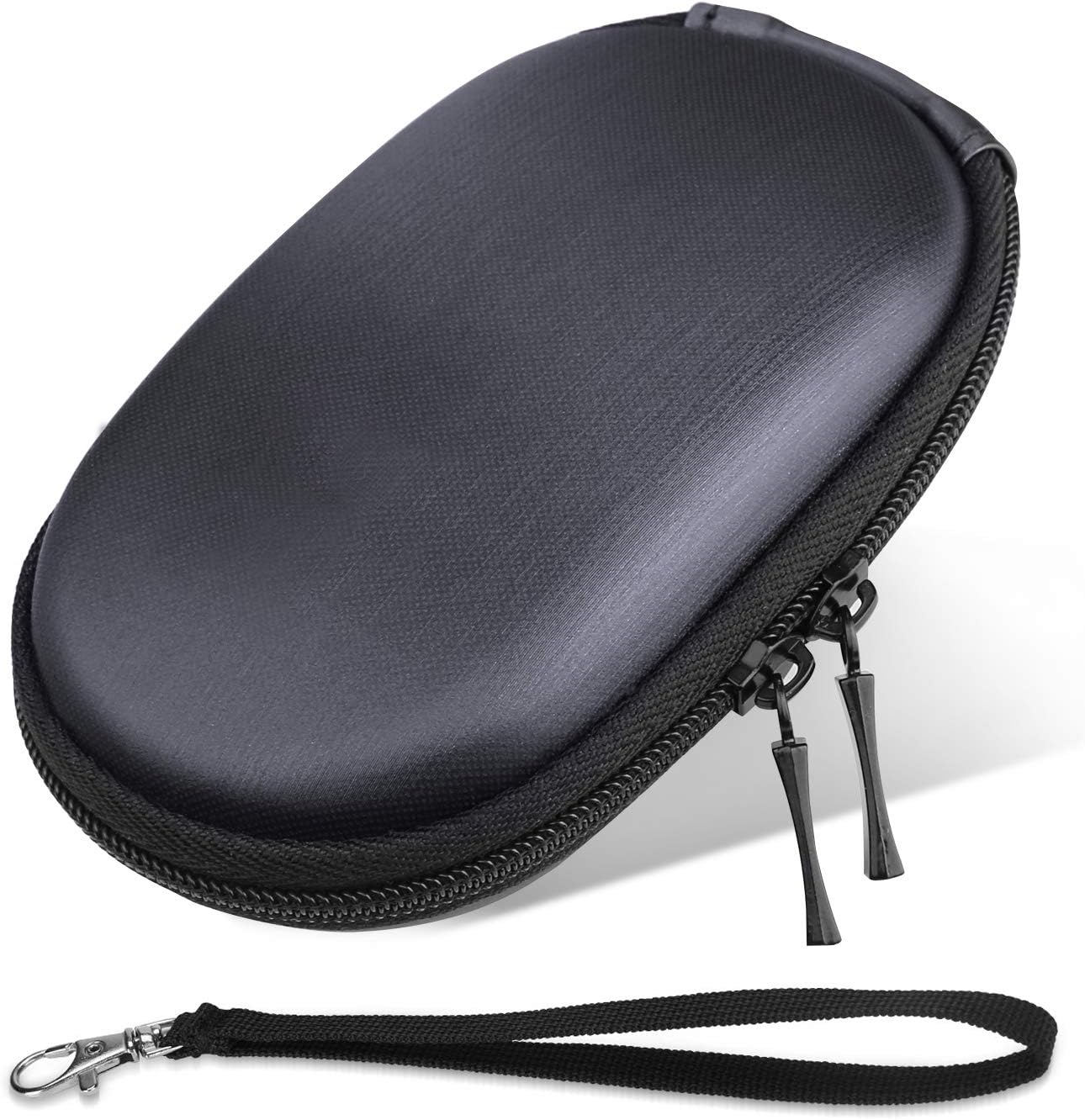 Apple Magic Mouse Case Bag Organizer, Portable Hard Shell EVA Protective Carrying Pouch Travel Case for MacBook Magic Mouse 2 1 and Logitech Notebook Mouse -Black