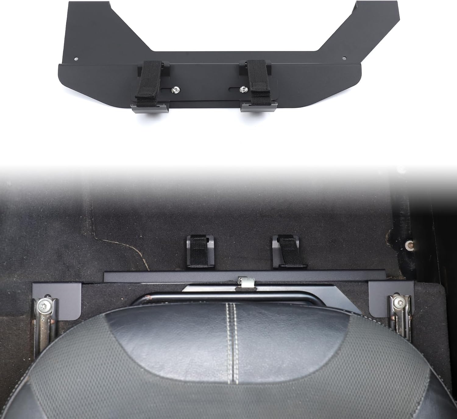 PIUGILH Fire Extinguisher Mount Bracket Compatible with Land Rover Defender 2004-2018 Accessories, Co-Pilot Under Seat Fire Extinguisher Mount Bracket