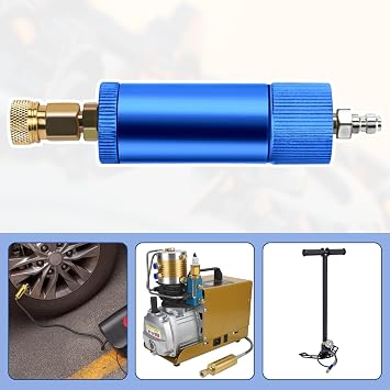 VerRich 30Mpa Blue Air Filter Quick Connect Water-Oil Separator for Pump