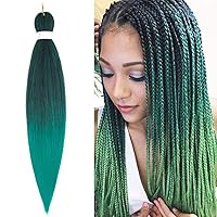 Vista 22 de Callia 8 paquetes de cabello trenzado preestirado, 26 pulgadas, sin picazón, ajuste de agua caliente, trenzas de cabello trenzado de ganchillo