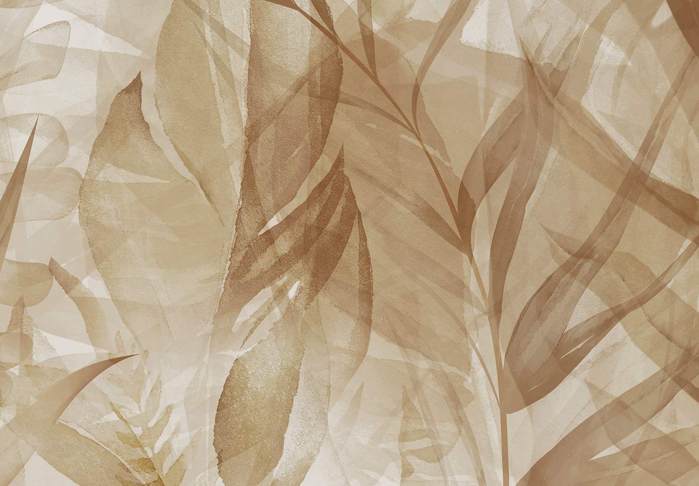 murando - Fototapete Vlies Blätter, 450x315 cm, Schlafzimmer, Wohnzimmer | Full HD Druck, 3D-Effekt, lichtbeständige Farben, ideal fürs Wohn- oder Schlafzimmer, schnelle Montage, lichtbeständig, edel