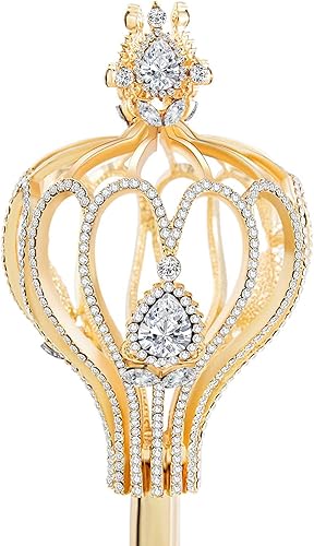 Miniatura 3 de Royal Cross - Varita mágica para fiesta de Navidad, accesorio para disfraz (dorado)