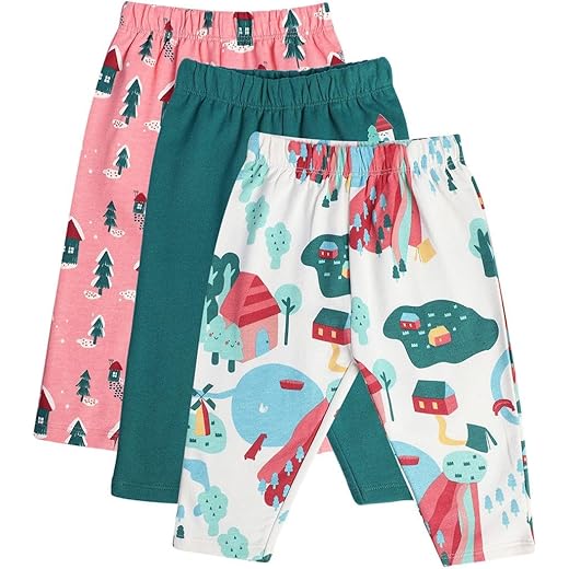 Mini Klub Baby Knitted Cotton Bottoms Pack of 3