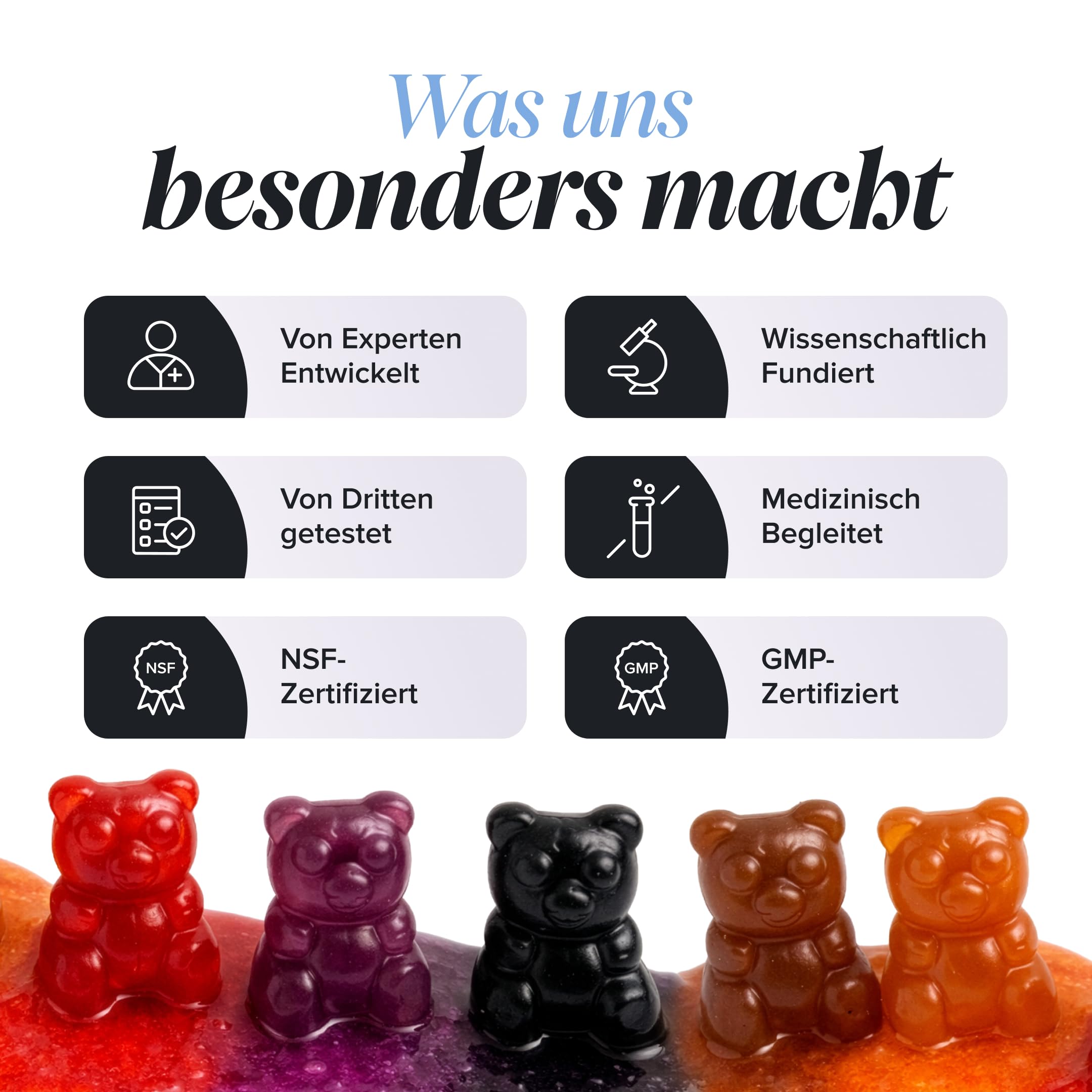 Probiotika für Kinder | Darmbakterien | 30 Gummibärchen | Novomins – Ansicht 10