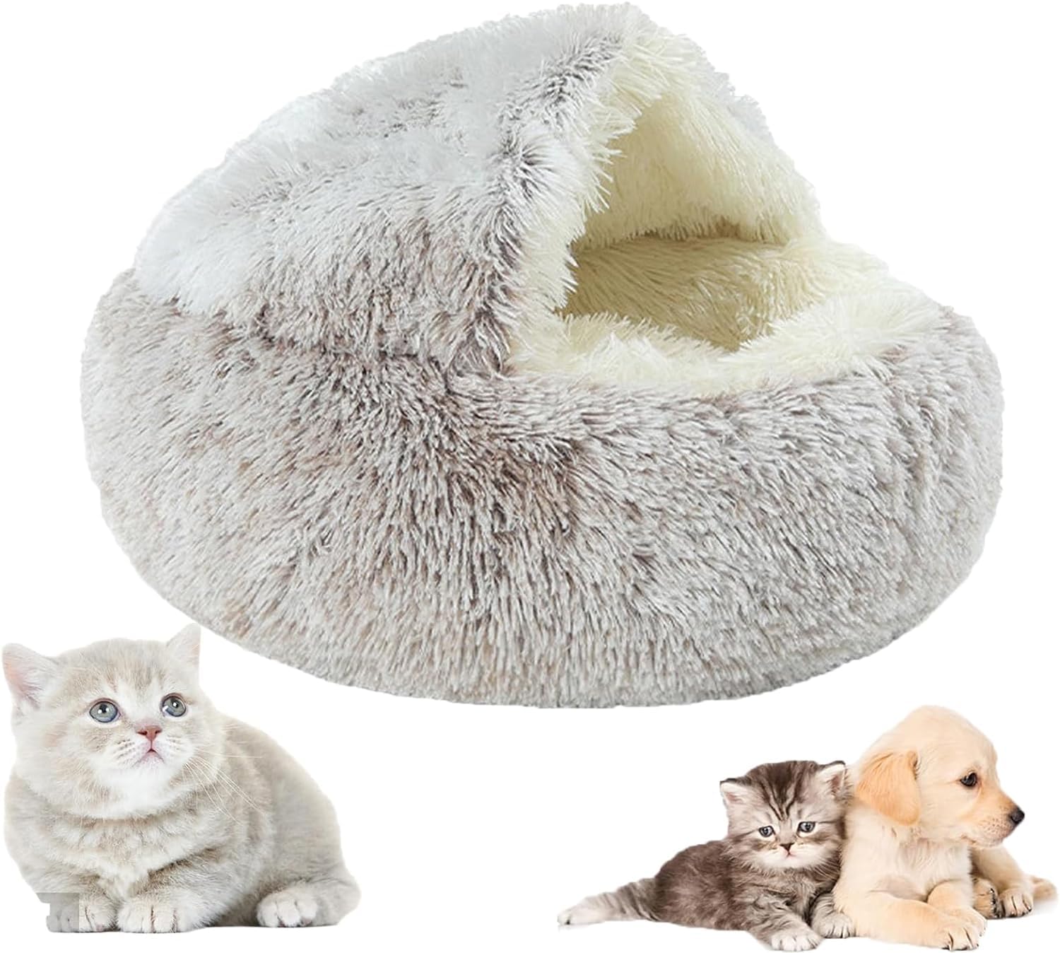 Lit pour animal de compagnie d'hiver chaud pour des siestes cocooning