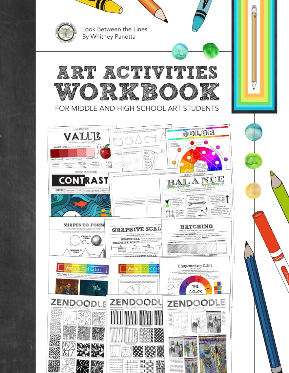 Art Activities Workbook: For Middle and High School Students (Art in Middle and High School)      Paperback – July 18, 2025