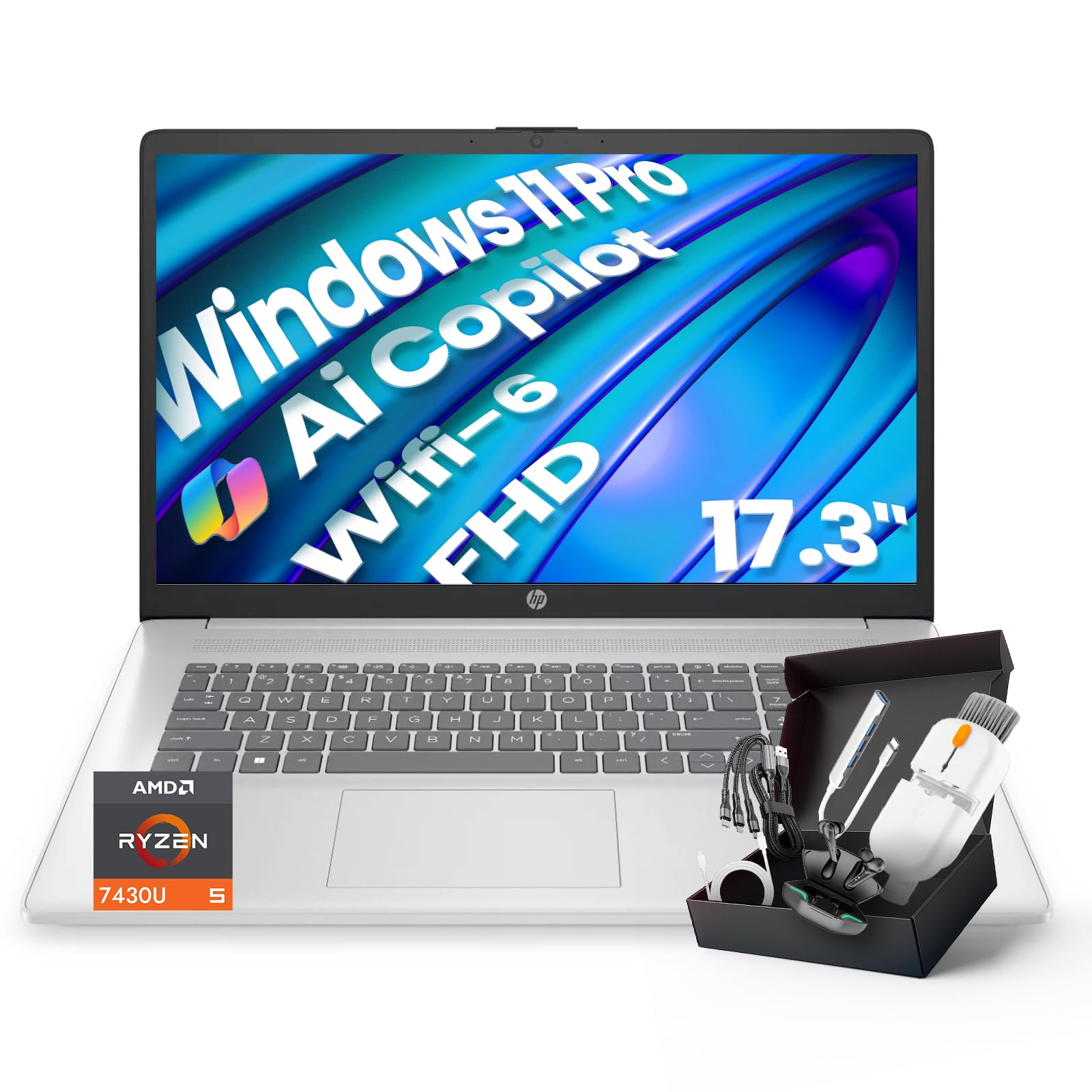 win11 Office i5-2.6GHz SSD256 ●12 Amazon.com: HP Latest Business Professional Laptop, 17.3