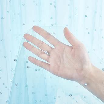 ONEART | Pink Transparent Vinyl Fabric 3 X 53 Inch, Multifunctional 0.3mm Clear Waterproof TPU Fabric Per Meter For Sewing Crafts Home Decor - View #3