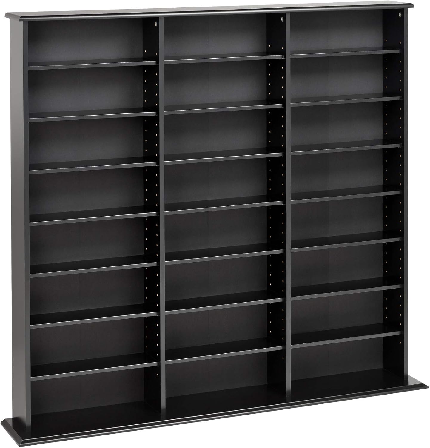 Prepac Triple Width Wall Storage Cabinet, Black : Home & Kitchen