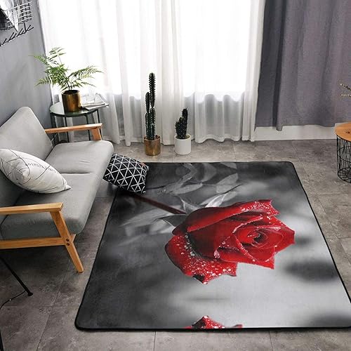 Miniatura 12 de Alfombra antideslizante para el suelo, alfombras retro y geniales para cámara para sala de estar, alfombra vintage para sala de estar, alfombra