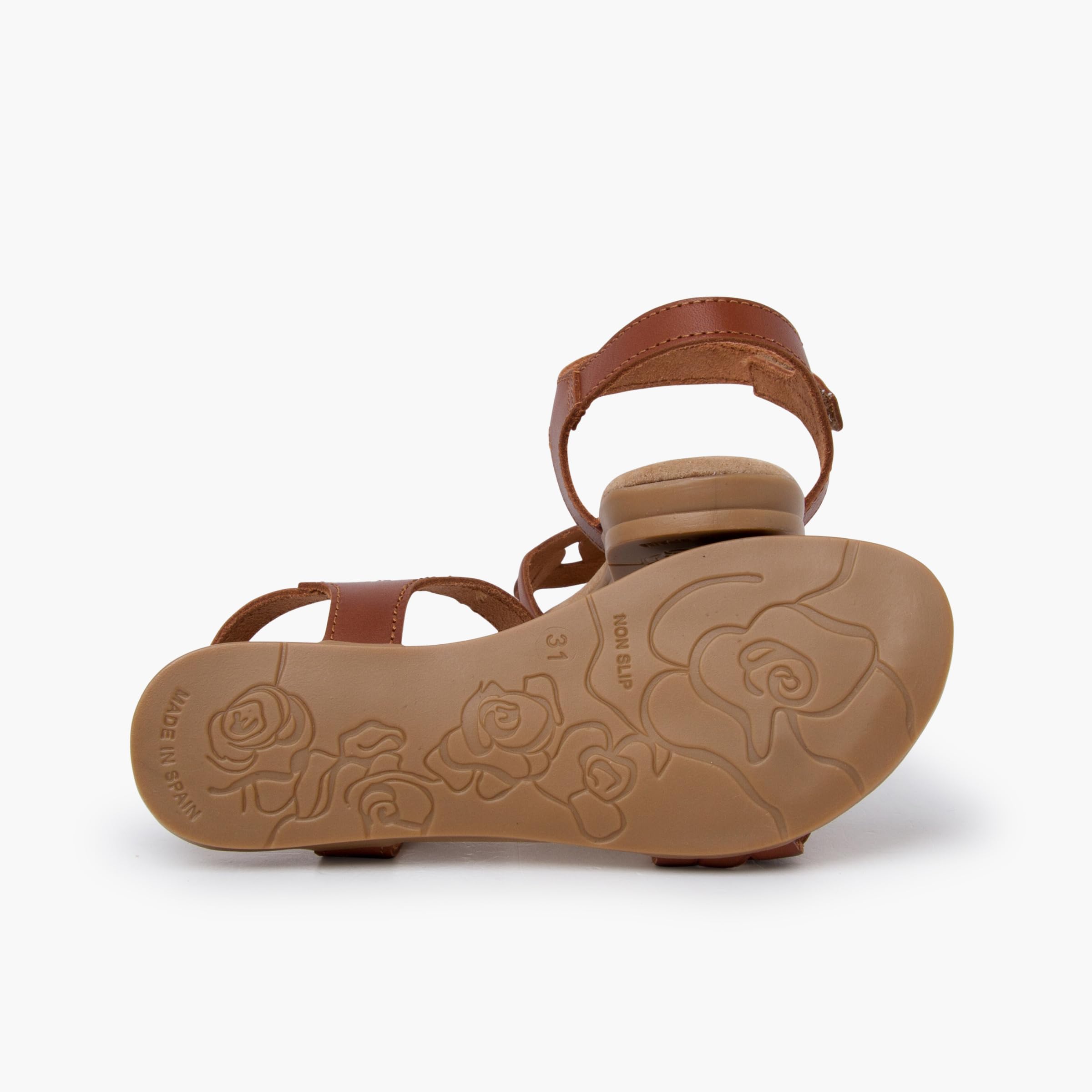 Pisamonas Sandalias Piel Eslabones Tira Adherente