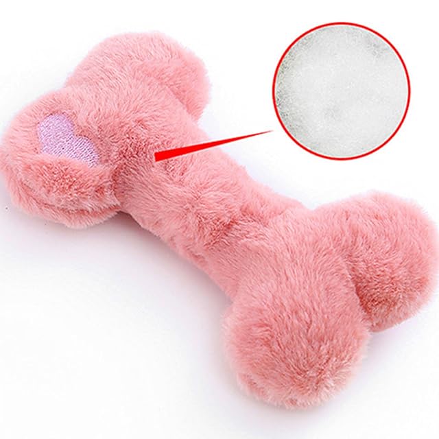 Foto 5 de 8 de Peluche con Forma De Hueso De Perro - Juguetes para Perros Vocales De Peluche con Hueso