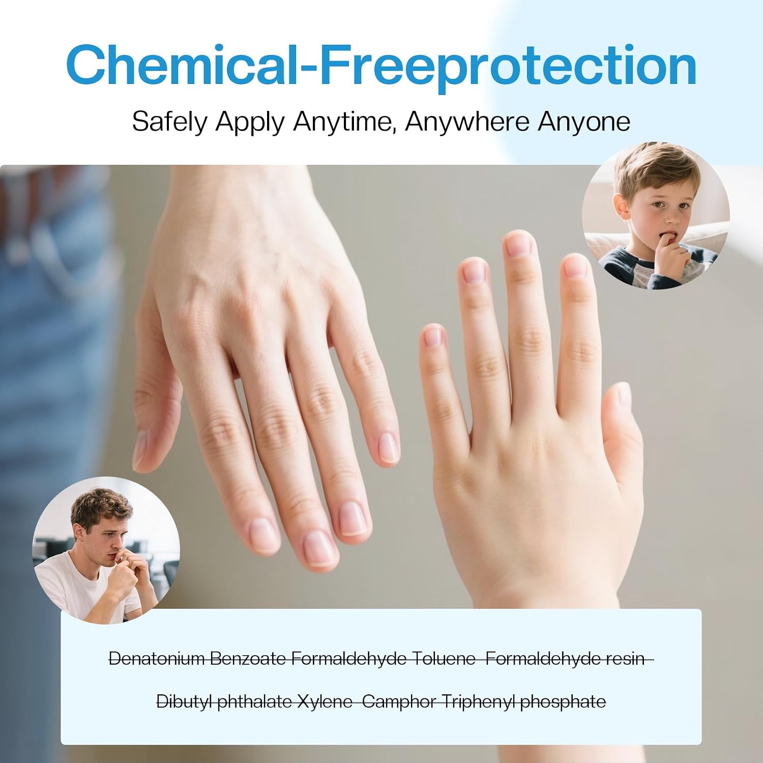 Glamonade Nail Biting Treatment For kids Thumb Sucking Deterrent: No Bite Nail Polish Nail Biting Prevention Safe Bitter Nail Polish For Nail Biters Kids Stop Biting For Adults Quick Dry Lasting