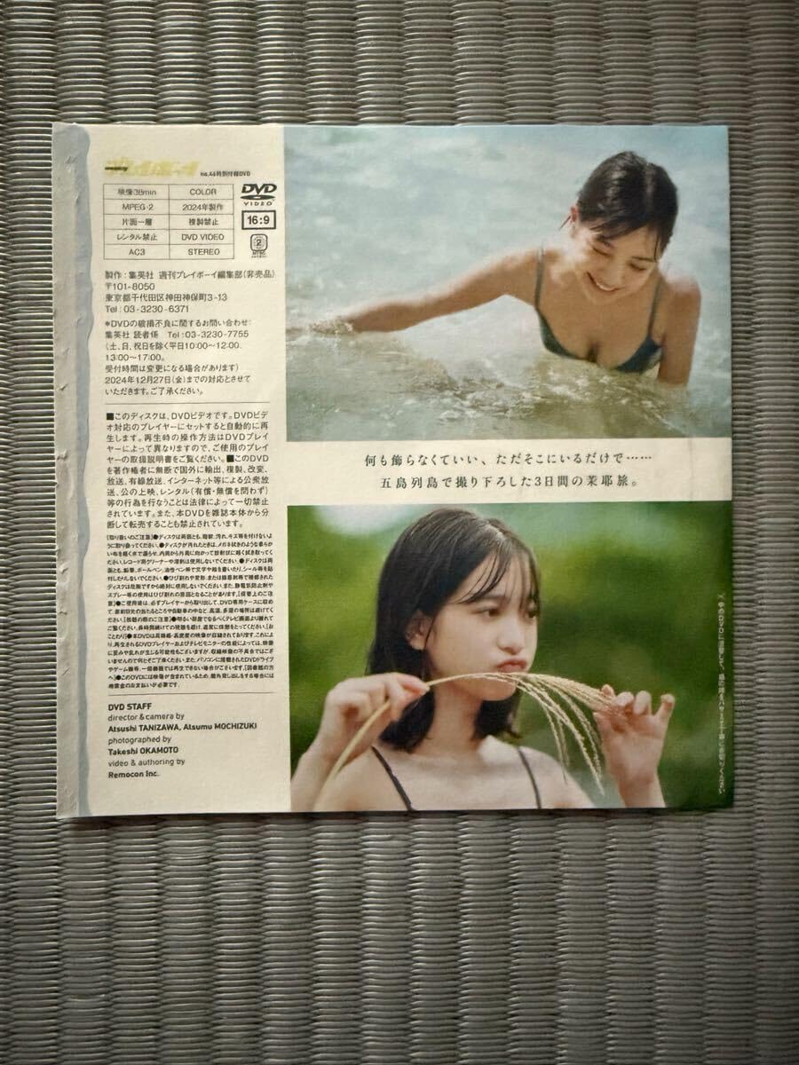 留*也様 直筆サイン入り 今森茉耶 週刊プレイボーイ 2024年 no.46号 Amazon.co.jp: 週刊プレイボーイ2024年NO.46号付録 今森茉耶 DVD