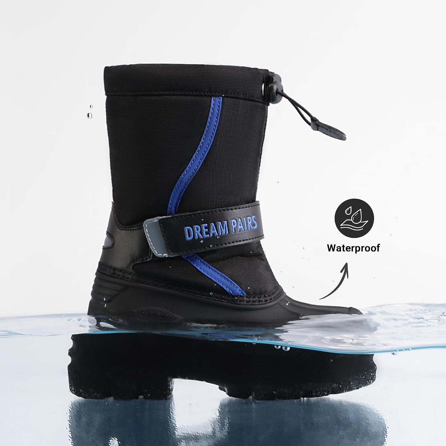 DREAM PAIRS Unisex Snow Waterproof Winter Boots