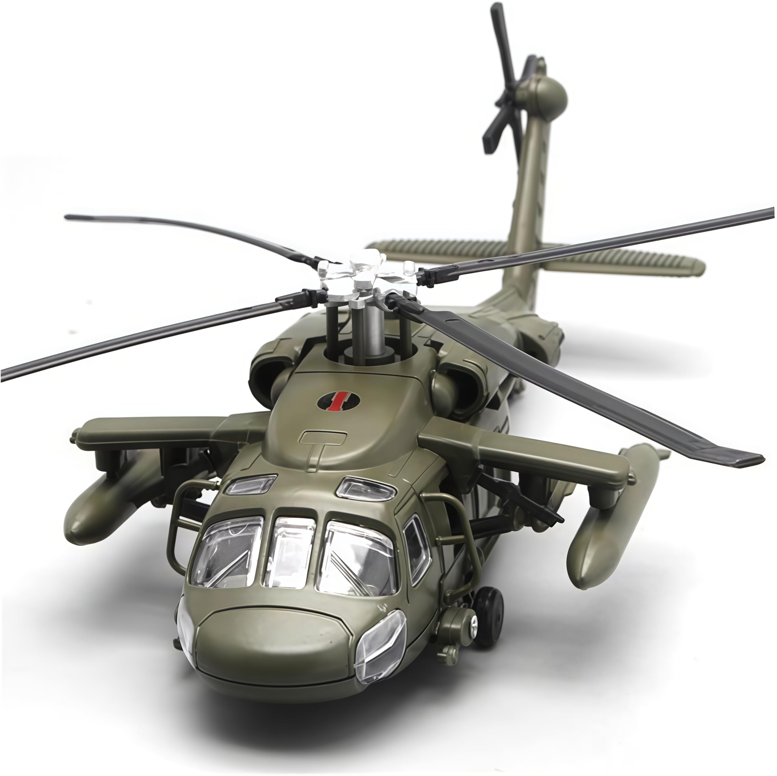 LGSRSNXHTX Black Hawk Helicopter Model 1:64 Scale Die-Cast Helicopter Model Airplane with Stand for Adults Attack Helicopter For Military Collect Home Office