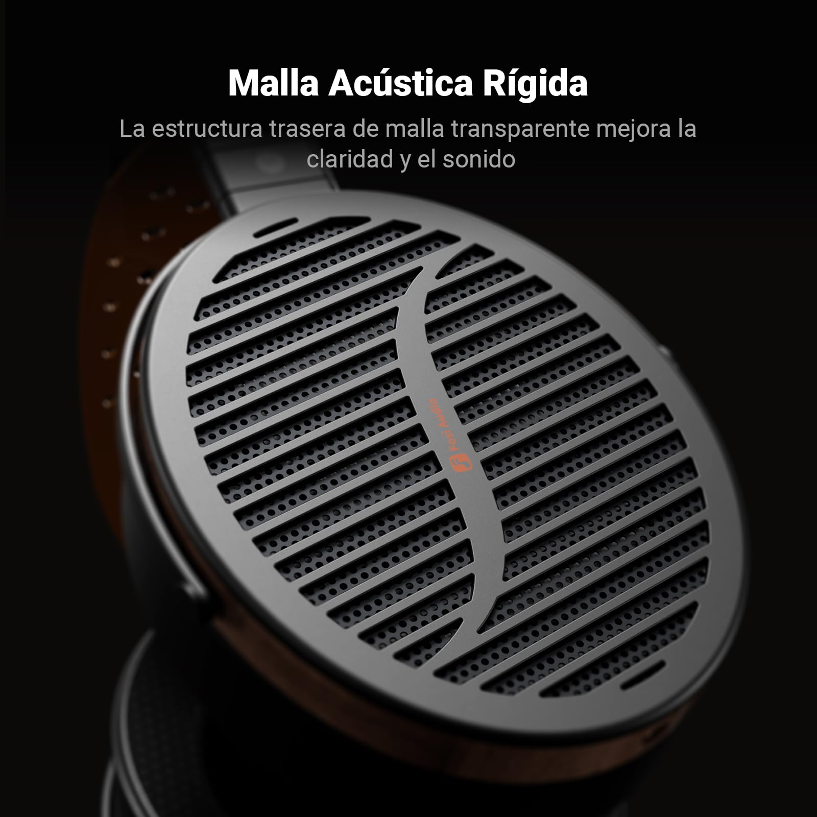 Fosi Audio i5 Auriculares Magnéticos Planares de Respaldo Abierto con Diafragma ultra Grande de 97mm,Metal CNC&Madera de Nogal, Auriculare de Estudio con Cable Audiófilos para Dispositivos Multifuente
