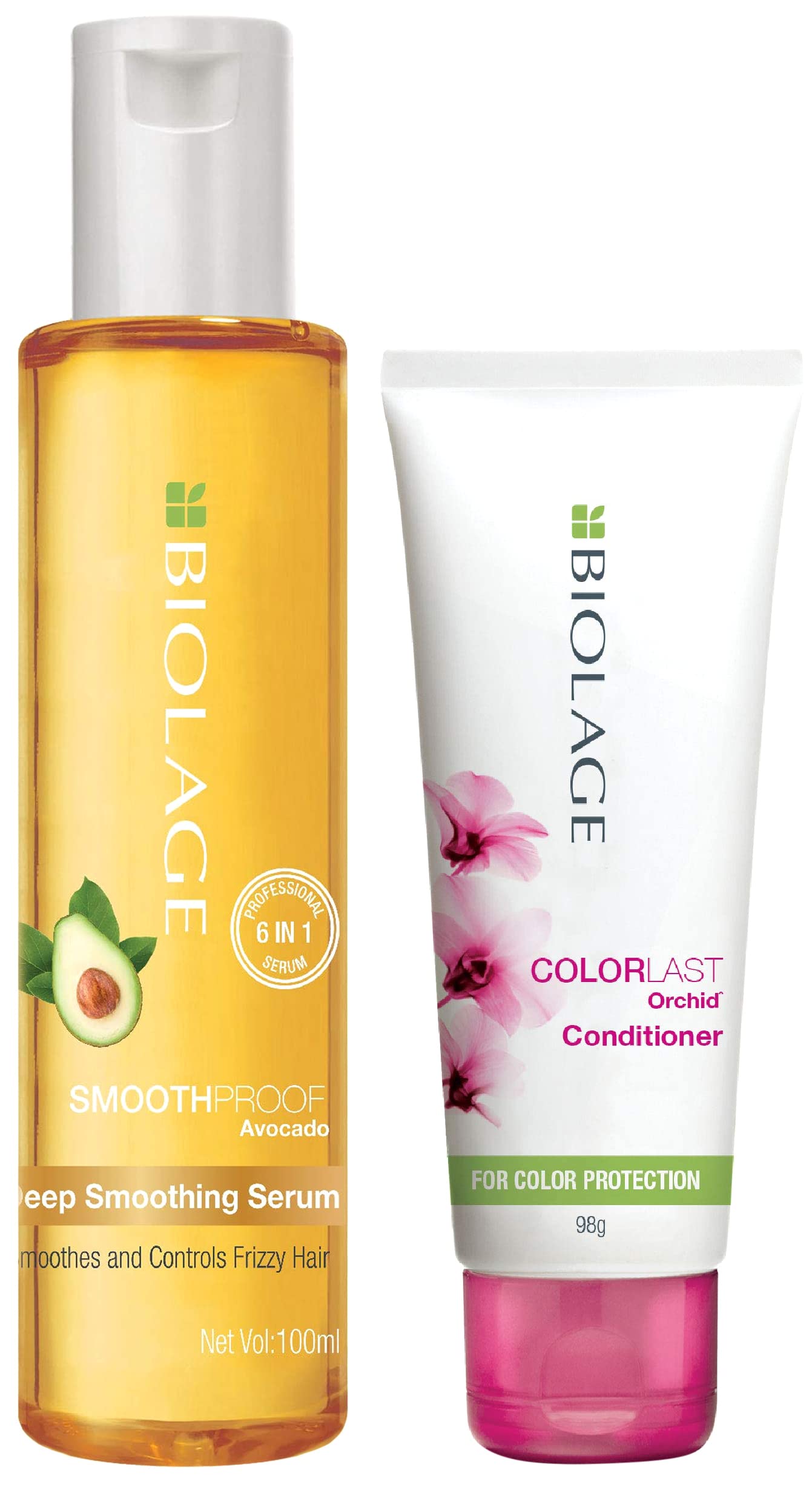 Biolage Smoothproof Deep Smoothing 6-In-1 Professional Hair Serum & Biolage Colorlast Conditioner |Paraben Free| Helps Maintain Color Depth, Tone & Shine | Anti-Fade | For Colored Hair-image-9