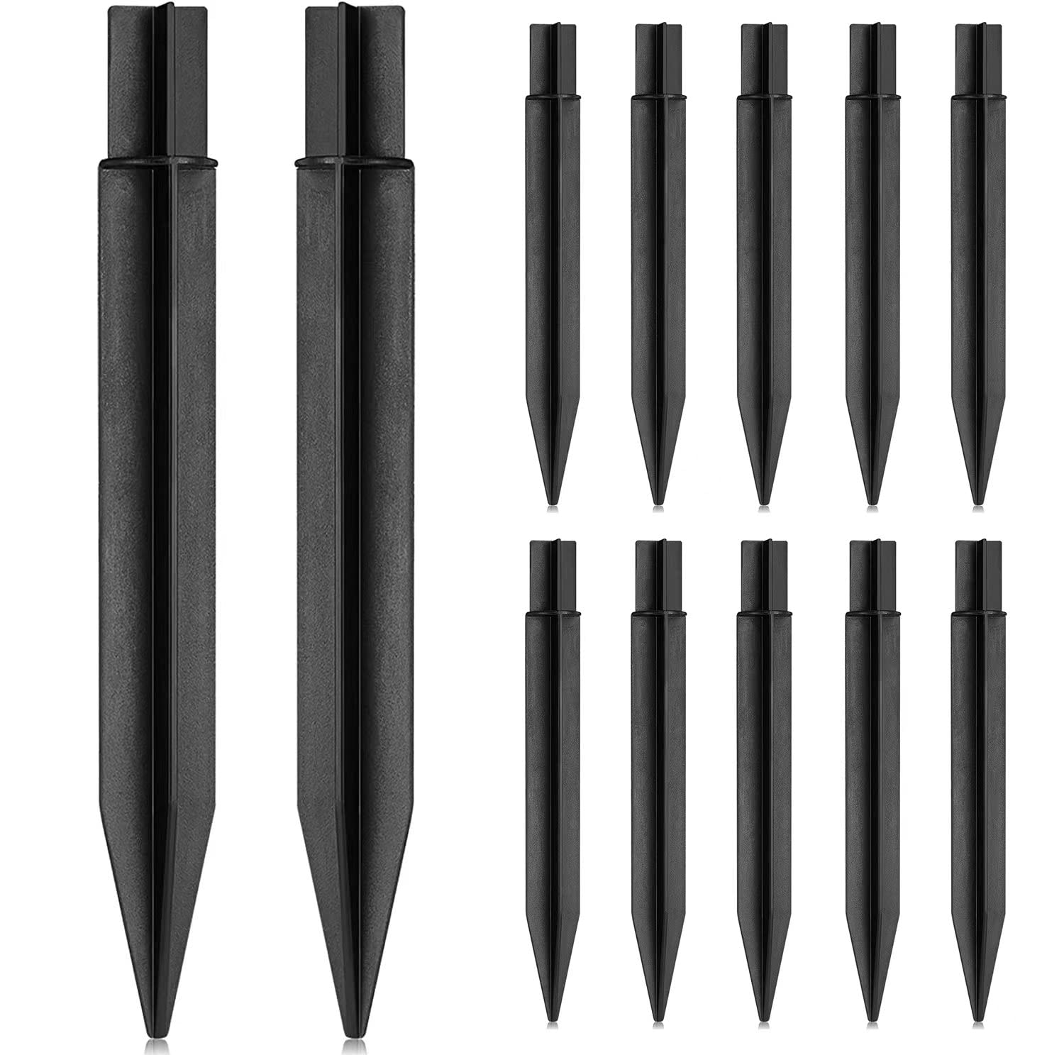 Solar Light Replacement Plastic Stakes (12PCS Plastic)