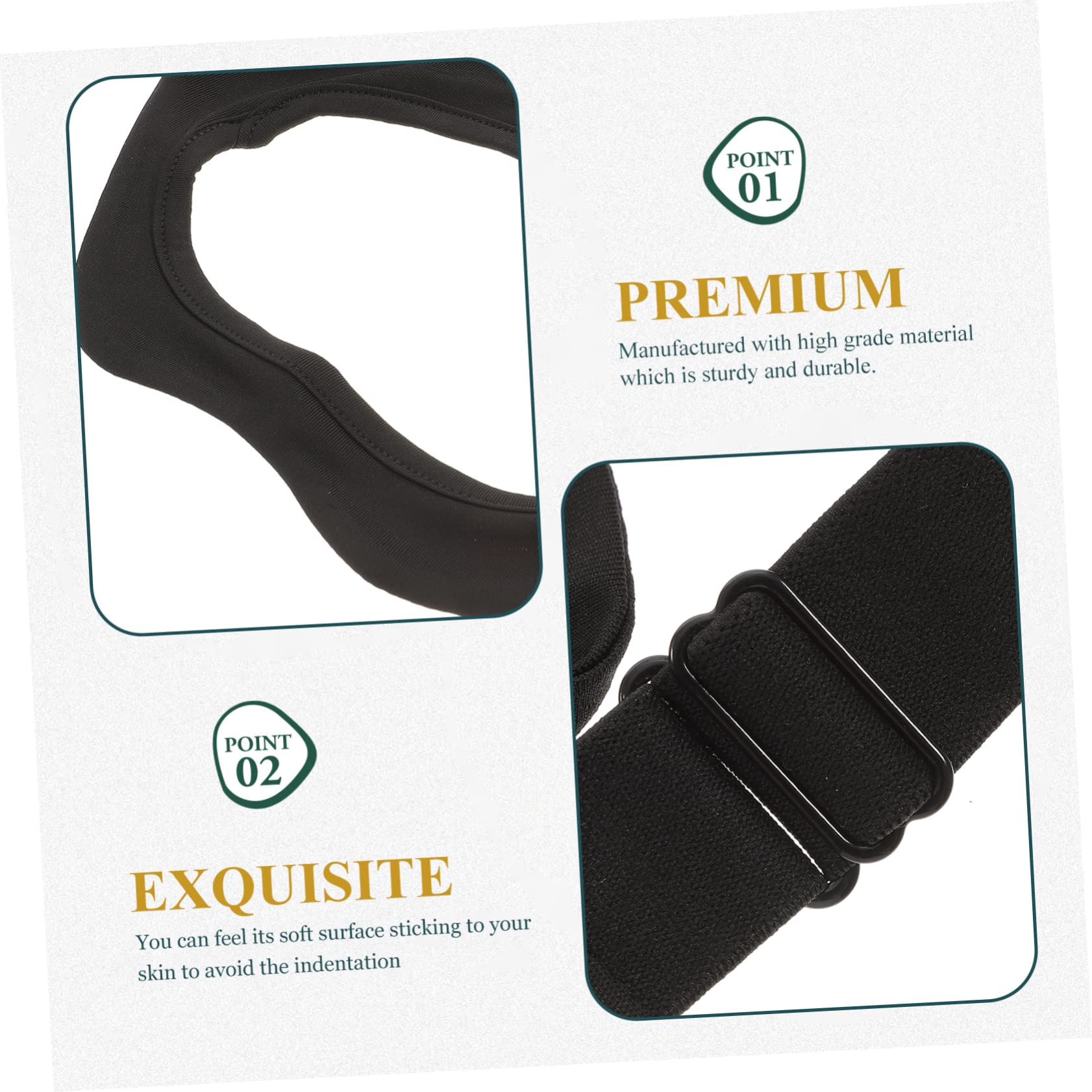 Uonlytech 5pezzi Vr Regolabile Traspirante Per Occhi Cover Protettiva Antisudore Per Accessori Vr Comfort e Garantiti