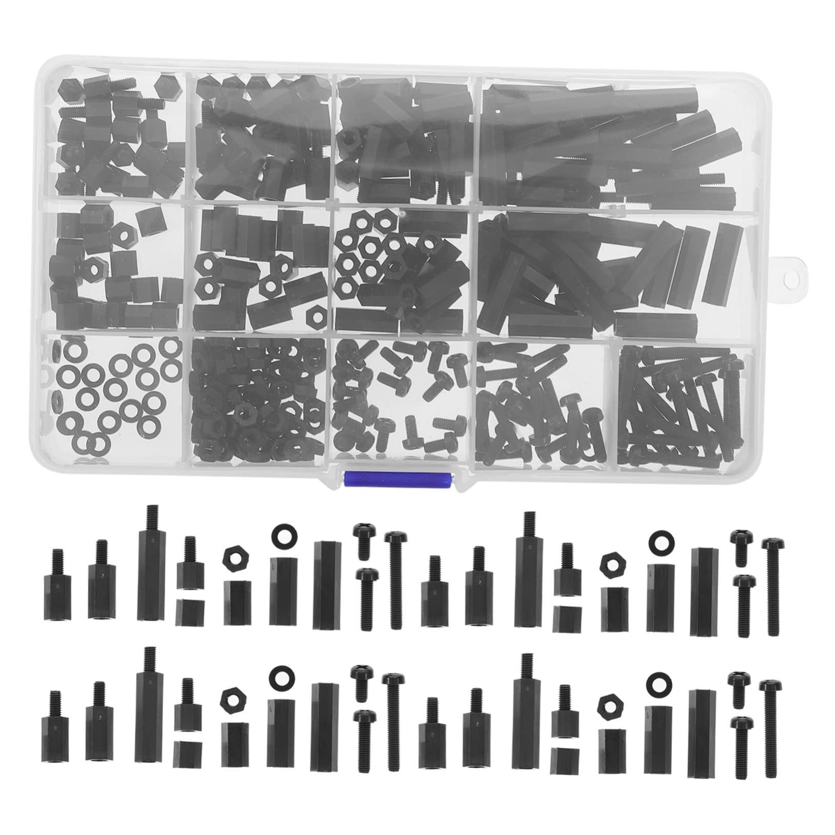iplusmile 4sätze Nylon Abstandshalter Mit Assortiment Von Schrauben Unterlegscheiben Und Mutter Für Pcb Drohnen Und Computer-motherboards Und Langlebig