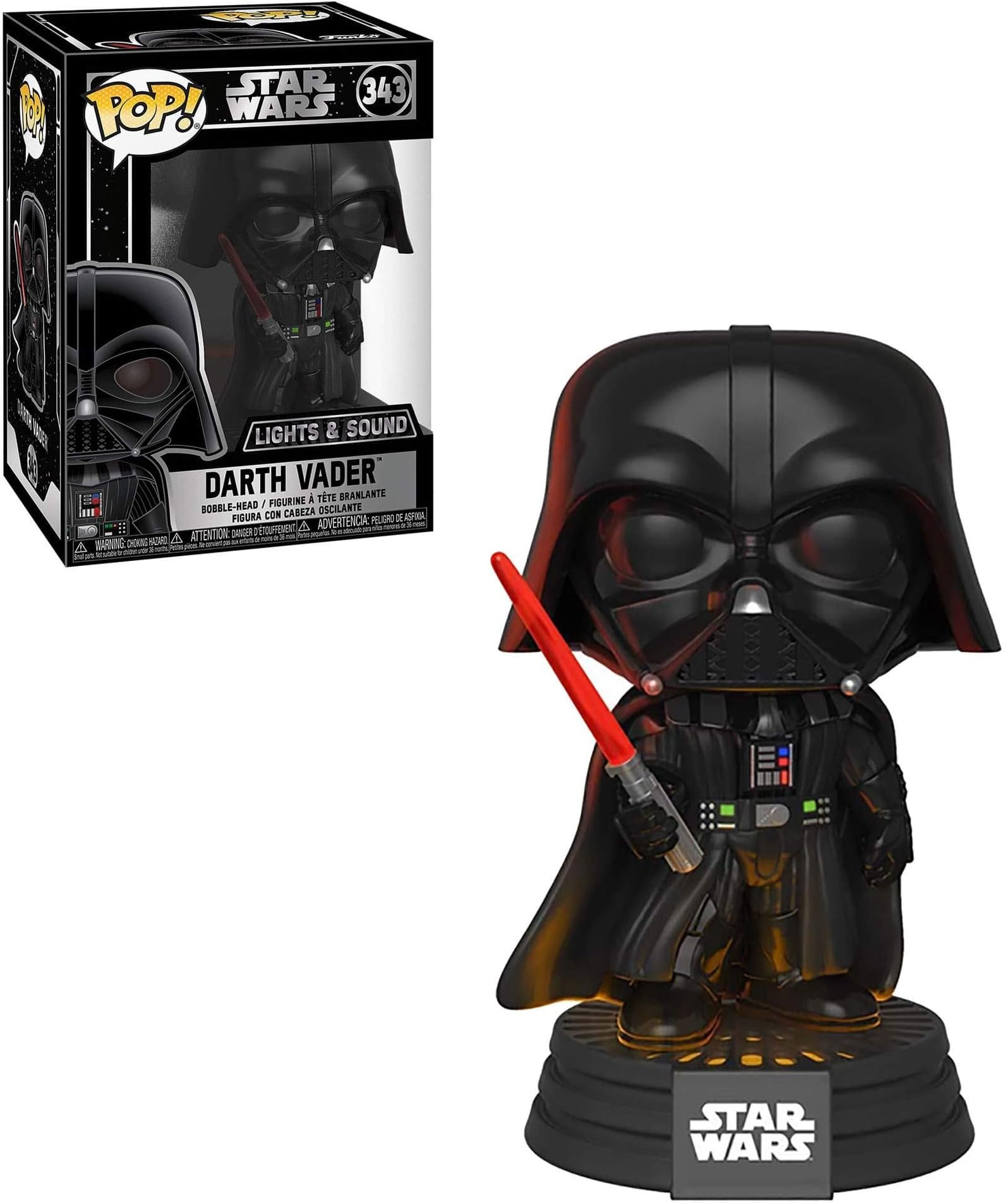 Funko Pop Star Wars 742 Darth Vader w/ Tie Starfighter - Game Games - A