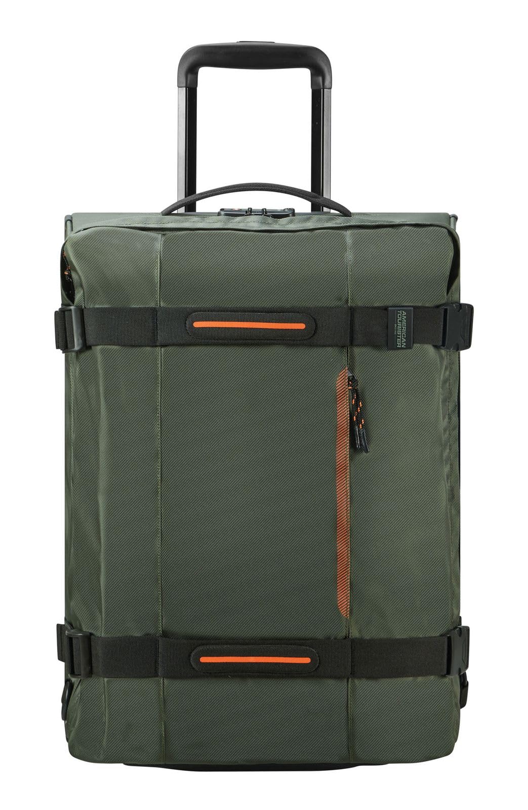 American Tourister Urban Track - Reisetasche/Rucksack mit 2 Rollen S, 55 cm, 45.5 L, Grün (Dark Khaki)