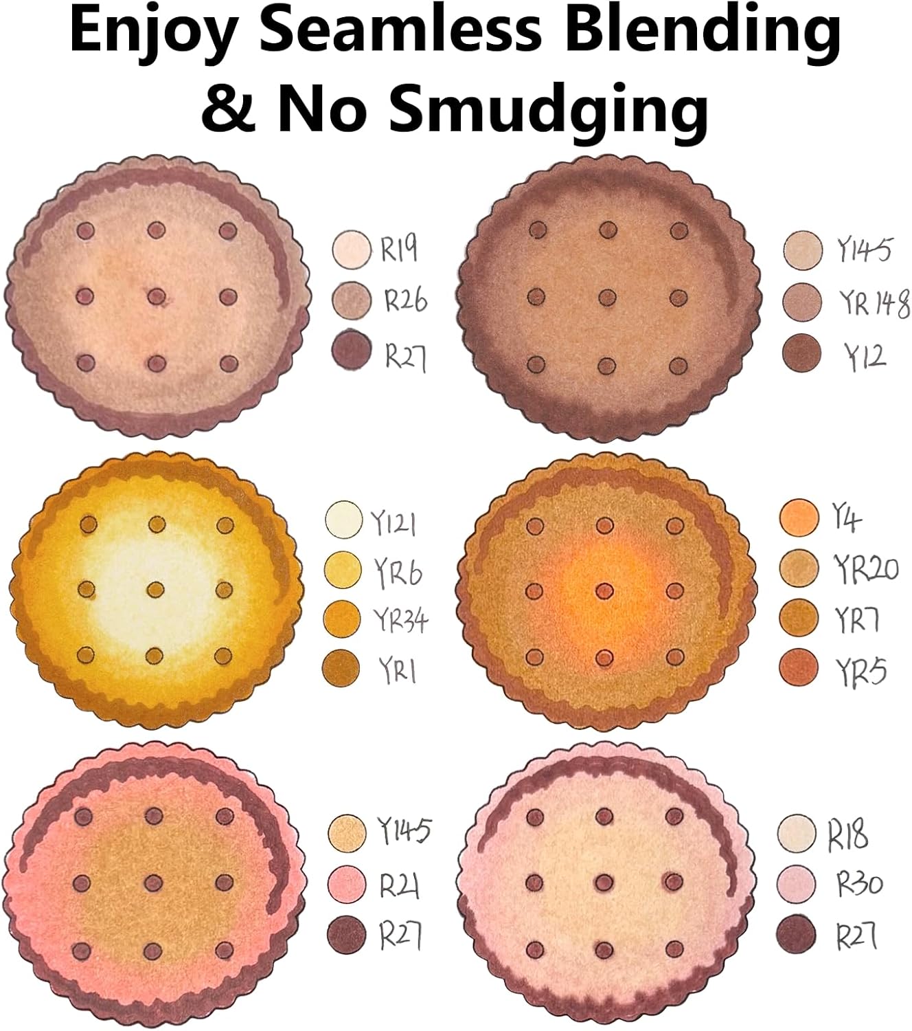 SFAIH Skin Tone Alcohol Markers Brush & Fine - 37 Portrait Color Permanent Markers for Adults/Teen/Artists/Creators, Blendable Art Markers for Coloring Sketch & Drawing & Illustration-Refillable Ink - Image 3