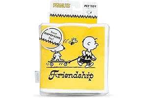 Interactive Comic Book Crinkle Dog Toy