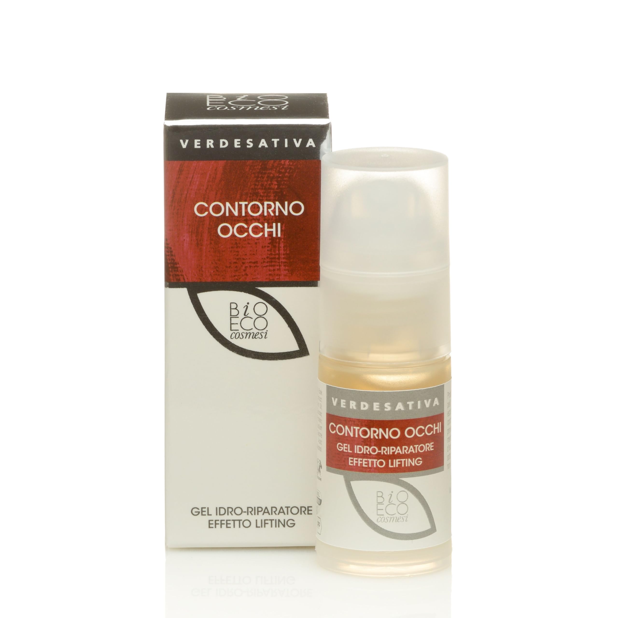 Gel Contorno Occhi Lifting - 15ml - Con Kigelia, Quillaia e Estratti Vegetali ad Azione Tensore - Riduce Borse e Rughe d’Espressione - Texture Leggera e Idratante - Made in Italy