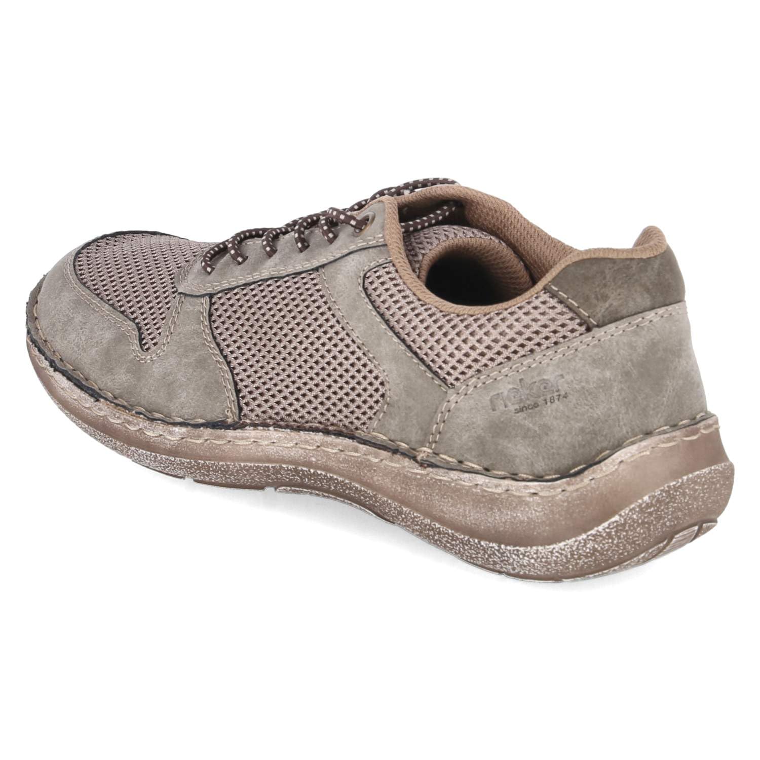 Rieker 03089-64 Herren Slipper Textil & Synthetik in beige - Gr. 40