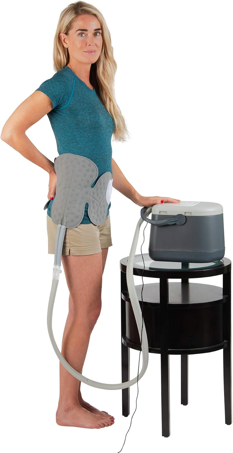 review Ossur Cold Rush Compact Therapy Machine System with Right Hip Pad - Ergonomic, Adjustable Wrap Pad Included - Quiet, Lightweight Ice Machine - Cold Therapy System - Ice Pack for Hip Surgery