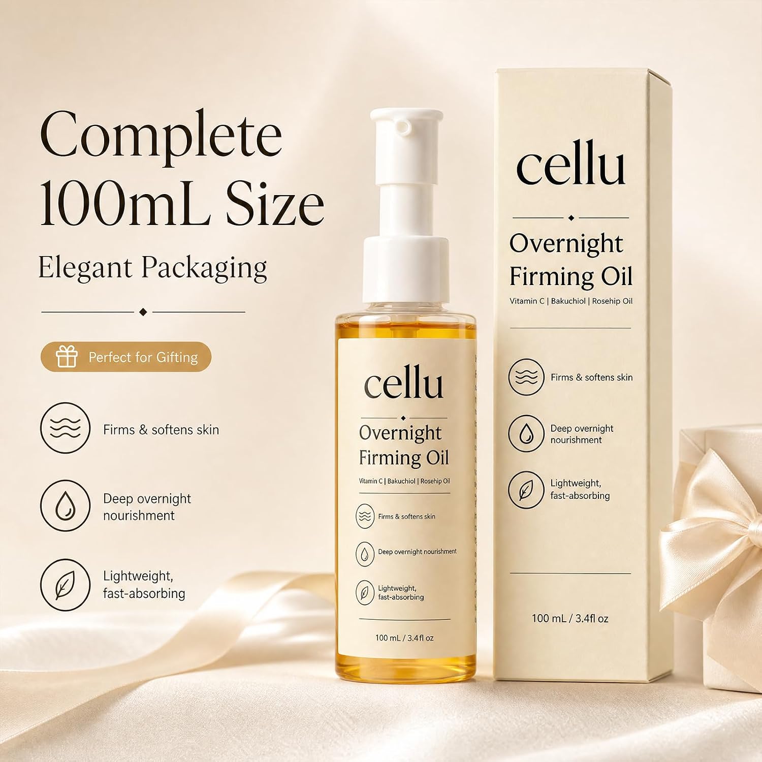 Cellu Overnight Firming Oil, 2026 New Advanced Cellu Body Oil