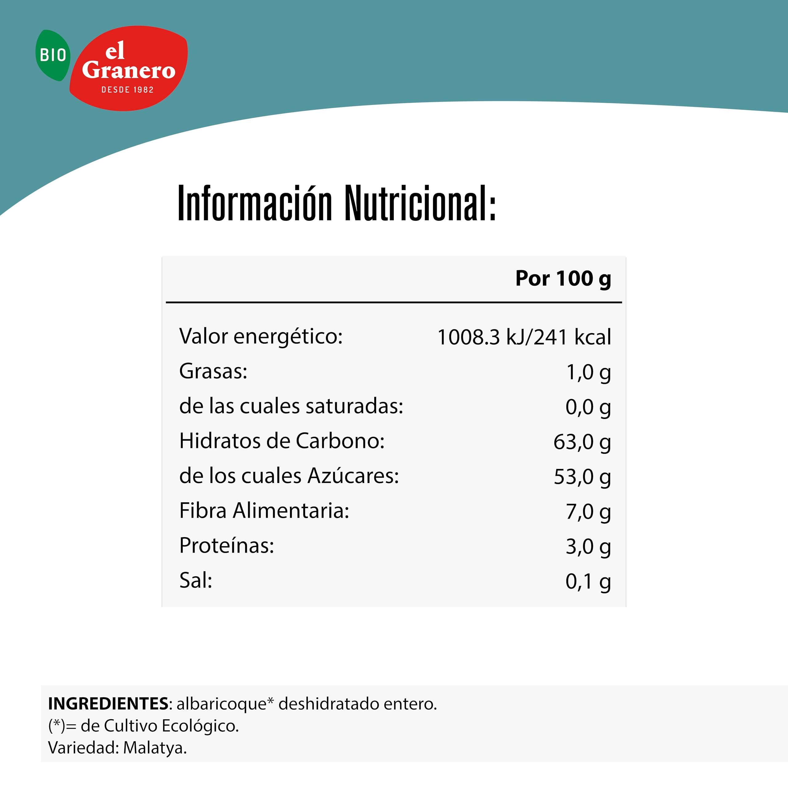 El Granero Integral - Orejones BIO - 250 g - Alto Contenido en Nutrientes - Fuente Rica de Calcio - Mejoran la Salud Ósea y Cardiovascular - Aptos para Veganos
