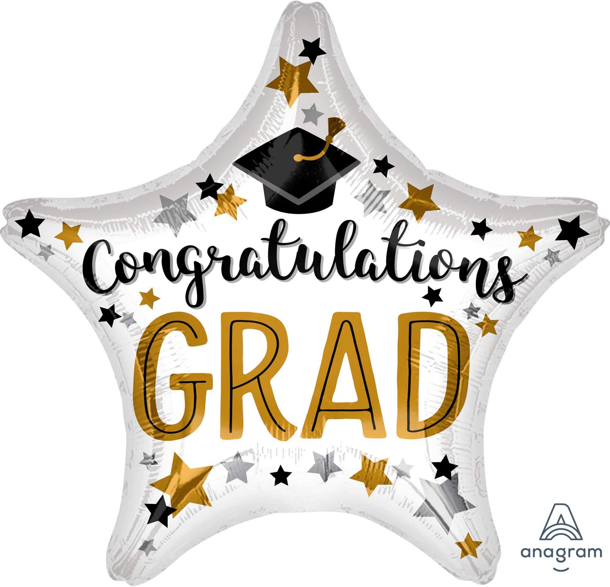 amscan Congrats Grad Star Balloon