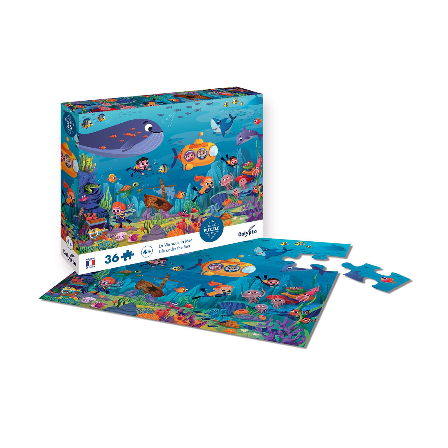 Sentosphere XSE-7602 Calypto Underwater Life 36 Piece Puzzle - Image 2