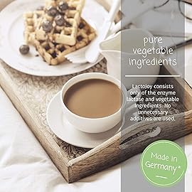 LactoJoy Lactase Pills 14,500 I 80 Pieces I Powerful Lactase Enzymes for Lactose Intolerance I Ultra Pure Lactase for Improved Digestion I No Silicon Dioxide, No Artificial Flavors, No Sucralose