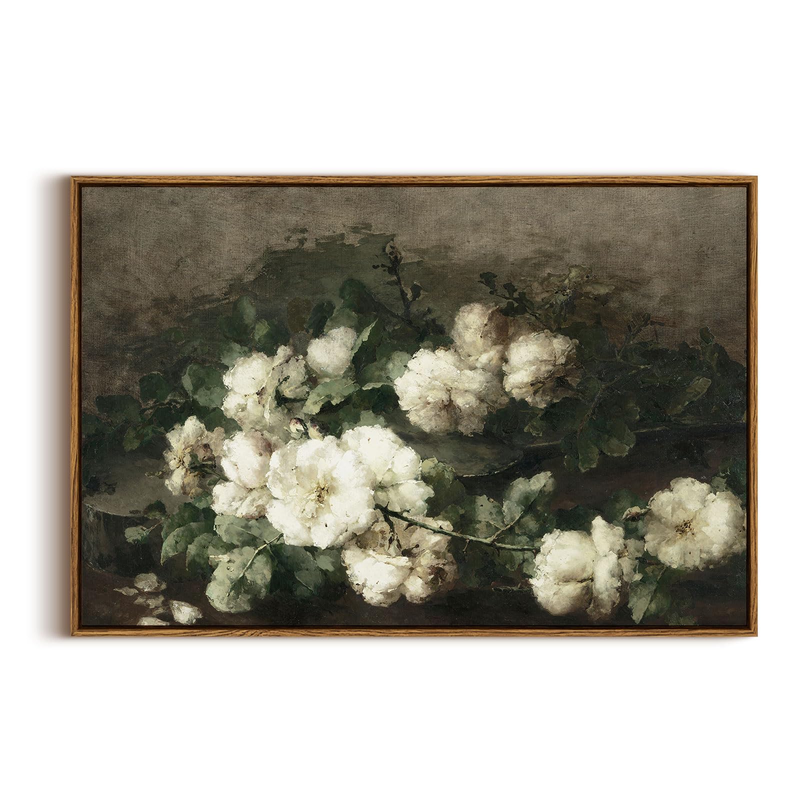 InSimSea Framed Canvas Wall Art, Vintage & Modern Farmhouse Decor, Large Wall Art for Living Room & Bedroom, French Country Wall Prints, 20"x30"
