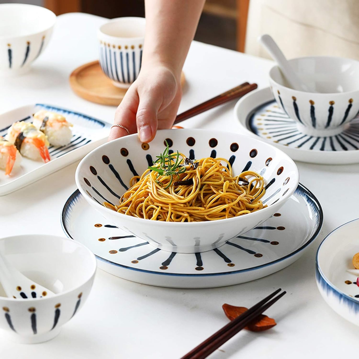 本体 高級ディナーセット、セラミックディナーセット、38ピースのフランス製